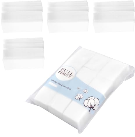450 Stück Nagellack Reinigung Pads, Fusselfrei Nagel Wattepads, Nagellackentferner Wattepads, Fusselfreie Nageltücher, Nagel Wischtücher für Cleaner Gelnägel, Nail Art Maniküre