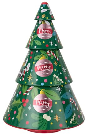 Weihnachtsbaum-Bonbongläser, Snackdose, Bonbondose, Keksdose, Snack-Keksdose, Weihnachtsbaum-Bonbongläser, Lebensmittelaufbewahrungsbehälter für Urlaubsparty-Dekoration