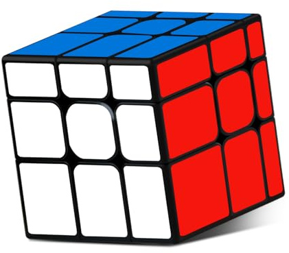 ROXENDA Spiegel-Zauberwürfel Speed Cube, Weiß, Mirror 3x3 3D Geduldsspiel | Einzigartiges Spiegel, geschmeidige Drehung, langlebiges ABS, Denkspiel für Kinder Erwachsene, Anfänger & Fortgeschrittene