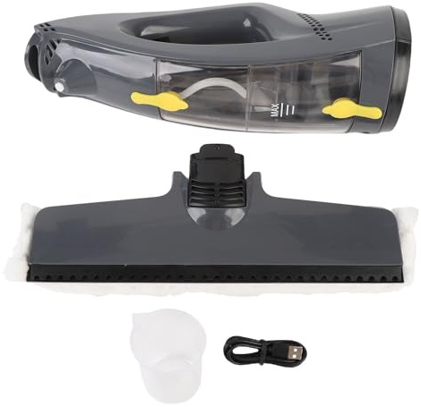 Riuulity Conjunto de Aspiradora de Ventana Eléctrica, Herramienta de Limpieza de Ventanas Eléctricas de Mano con Batería Recargable para Ventanas de Baldoso