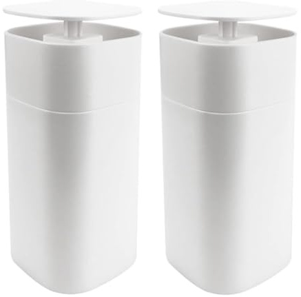 2pcs Flacon à Pompe Vide 400ml, Bouteille Grande Capacité - Léger, Portable et Étanche pour Vernis à Ongles et Démaquillant