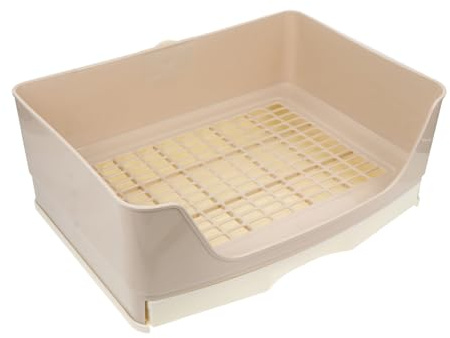 Kisangel Große Kaninchentoilette Schubladentöpfchen Aus Robustem Kunststoff Mit Ecktablett Für Erwachsene Kaninchen Und Meerschweinchen Haustier Toilette Für Kaninchentraining Und Sichere Nutzung