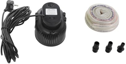 Pool Cover Pump with 660 GPH Flow Rate 10.5ft Max Lift Portable Water Pump for Swimming Pools Ponds Fountains Black Design 16.4ft Hose 24.6ft Power Cord