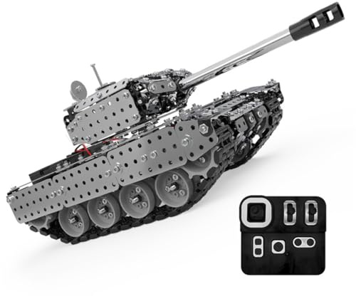 3D Metall Puzzle Fahrzeug, Steampunk Mechanische Panzer DIY Montage Militärmodell Bausatz, Geburtstagsgeschenk Modellbausatz Erwachsene (956 Teile)