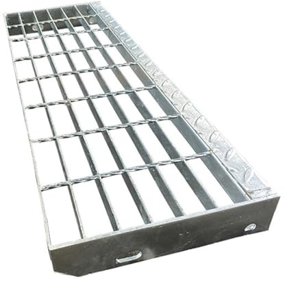 Rejilla Desague Jardin, Cubierta de Drenaje, Tapa de Alcantarilla Cuadrada de Metal Plateado, Acero Galvanizado para Garajes, Aparcamientos, Parques(100x40x3cm/39x16x1.2in)