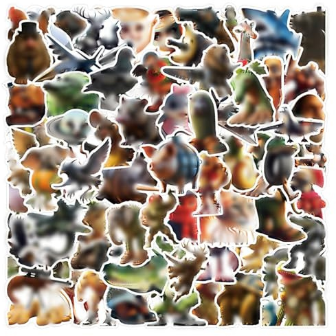 Pack of 100 cartoon mix anime stickers, waterproof vinyl graffiti stickers, suitable for laptops, windows, diaries, skateboards, suitcases, shoulder bags, party decorations, etc