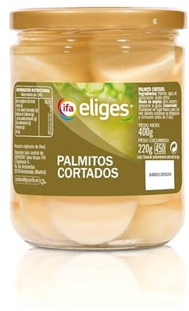 Sliced Palm Hearts vegetal 250g Jar IFA Eliges– Pack of 3