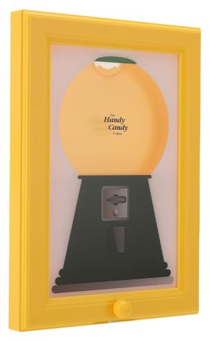 Jiawu Vintage Candy Dispenser Frame, Vintage Retro Design Convenient Quick Distribution Candy Dispenser Frame, Display with Sturdy Plastic Material for Home