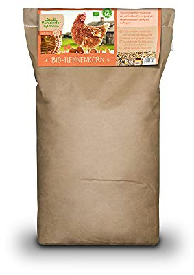 My Little Farm Bio-Hennenkorn, 10 kg, Bio-Körnerfutter für Hühner, ideal für Legehennen und andere Geflügel, naturgesunde Vollkornmischung, vitalstoffreich
