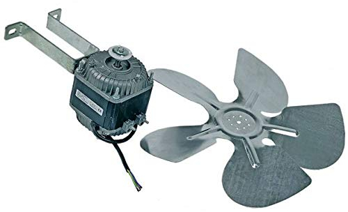 Ventilador universal de 34 W, 230 V, para frigorífico, 300 mm, con soporte de sujeción y aspas para aparatos de refrigeración, motor con asas, ventilador, ventilador para refrigeradores