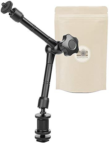 Bras Magique articulé Support écran 28cm Moniteur ADAPTOUT Marque française