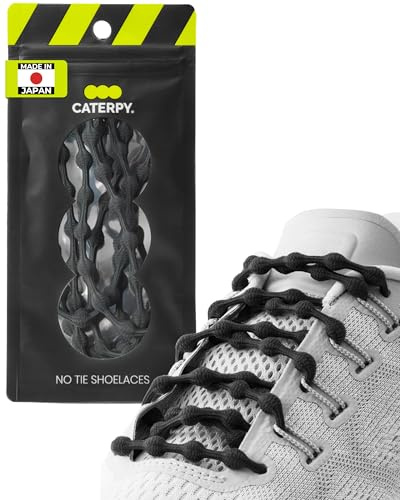Caterpy RUN Schnürsenkel ohne Binden Erwachsene Kinder alle Schuhe | elastische Schnürsenkel, Sport, Laufen, Praktisch, Langlebig, alle Schuhe