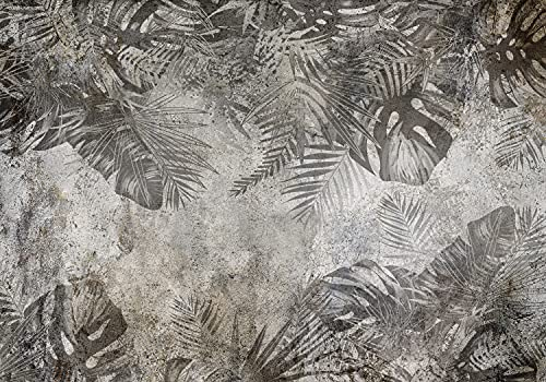 decomonkey Fototapete Pflanzen 300x210 cm Tapete Fototapeten Vlies Tapeten Vliestapete Wandtapete moderne Wand Wandbild Schlafzimmer Wohnzimmer Laub Blätter Tropisch