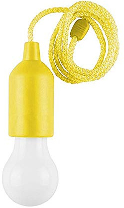 Lampadina a LED con cavo di tiraggio, lampadina a LED colorata a forma di lampadina a LED a batteria, luce notturna portatile for feste, matrimoni, festival, campeggio, cameretta dei bambini