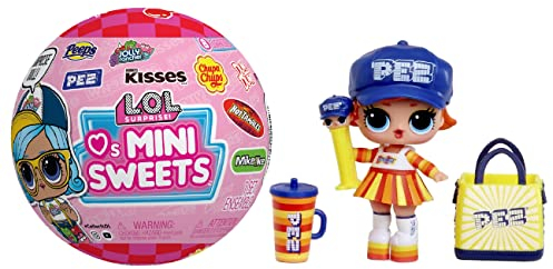 L.O.L. Surprise! Loves Mini Sweets Sammelpuppe - mit 8 Überraschungen - inkl. Accessoires & Candy Puppe inspiriert von Süßigkeiten - Geschenk für Kinder ab 4 Jahren