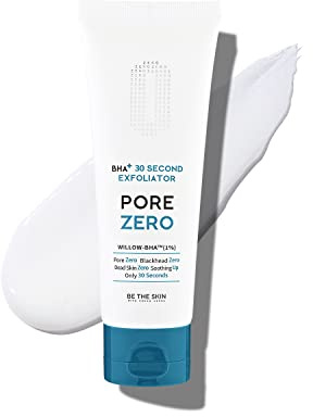 BE THE SKIN BHA+ Pore Zero 30-Sekunden-Peeling 3,52 Unzen / 100 g | Schnelles Peeling zur Porenbehandlung und Entfernung abgestorbener Hautzellen | Ohne Tierversuche