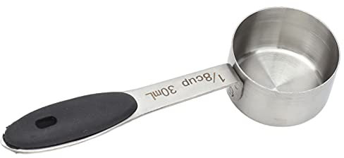 Stainless Steel Coffee Scoop, 30ml 1/8 Cup Stainless Steel Tablespoon Large Capacity and Comfortable Hand Feeling for Kitchen