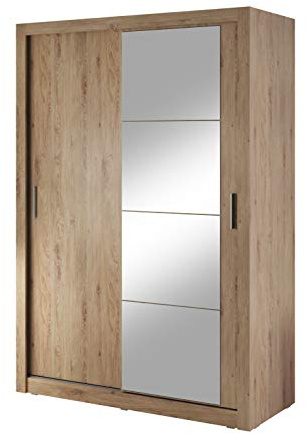 MINIO go for it - Armoire à Portes coulissantes ERTA 4 150 cm avec Miroir