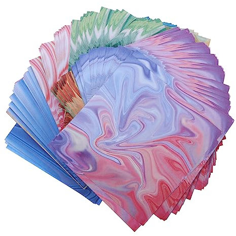 EXCEART 400blätter Bunte Origami-papier Quadratisch Bastelpapier Zum Selbermachen Für Kindergartenbedarf Basteln Party Und Heimdekorationen