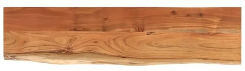 vidaXL Piano Tavolo 160x40x3,8 cm Rettangolare Legno Acacia Bordi Vivi, Piano Tavolo in Legno, Piano Tavolo Rettangolare, Piano tavolino
