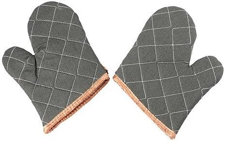 Zerodeko 2pcs Insulated Scald Gloves for Kitchen Oven Use Heat-resistant and Non-slip for Baking and Food Prep Tasks