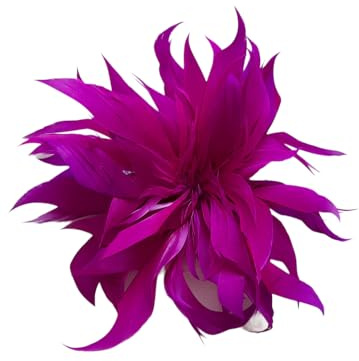 Brosche Anstecknadel Blume Feder Kleidung Geburtstag Geschenk