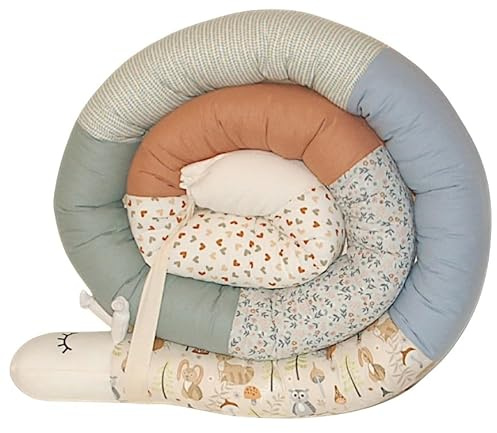 Bettschnecke/Bettschlange XXL (Motiv Fuchs/Hase/Igel) Länge 250cm** Seitenschläferkissen, Stillkissen