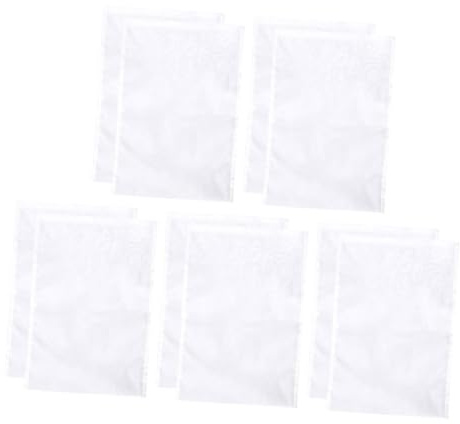 Amosfun 10pièces Sacs à Filtrer Nylon Réutilisables Maille Fine Mesh Pour Lait De Noix Jus Bière Artisanale Et Brassage Domestique