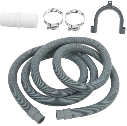 SOESFOUFU 2.5m Dishwasher Drain Hose Extension Kit Plastic Leak Resistant for Appliances