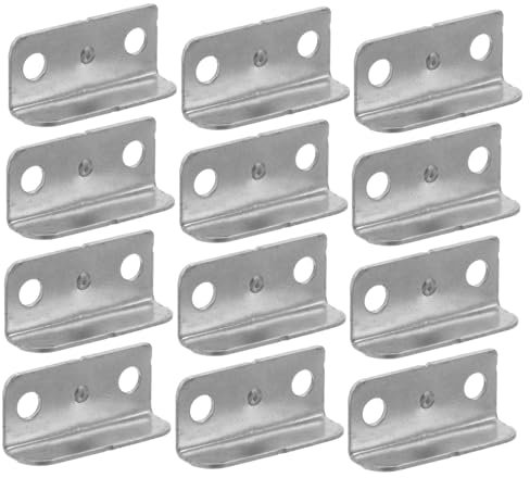 Générique 20 Pièces Plaque De Verrouillage En Métal Pour Tiroir Armoire Armoire Porte Matériel Serrures Tiroir Serrure Gâche Remplacements Porte Bord Trou Plaque De Remplissage