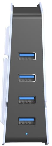 Diviseur de charge rallonge USB Hub USB Extender Adaptateur d'extension 4 ports USB 2.0 et 1 périphérique USB 3.0 et 1 C