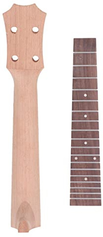 QANYEGN Ukulélé manche et cou, roserwood okoume wood-farfard remplacement du cou, cou ukulélé pour instrument de musique à 4 cordes (23IN)