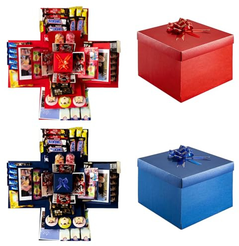 2Pcs Explosion Gift Box Set, DIY Present Boxes, Birthday Anniversary