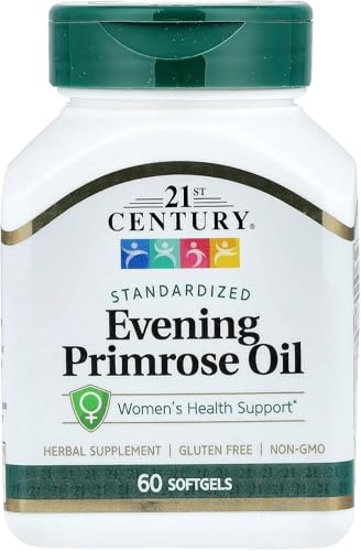 Kalos and Splendor 21st Century Evening Primrose Oil Softgels, 60 Count