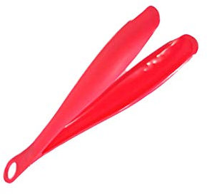 SagaSave 1pcs Kitchen Tongs, Cooking Plastic Tongs, Heat Resistant Serving Tongs, Food Tongs for Cooking, Buffet, Barbecue, Ice,Frying & Salad