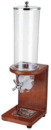 YMXWFC Cereal Dispenser Solid Wood Cereal Dispenser, Knob Oatmeal Maker Dry Food Storage Dispenser Oatmeal, Beans Kitchen, Home Durable Grain Storage (Color : Sabilli, Size : Single)