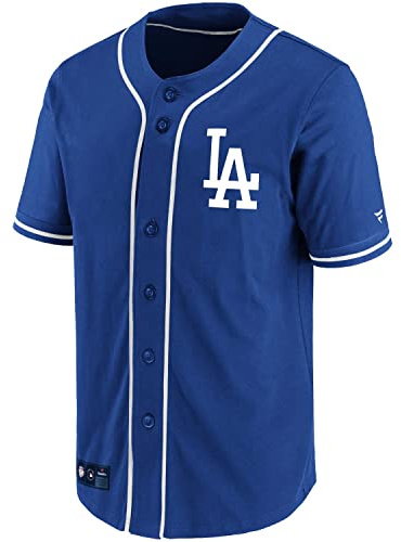 Fanatics - MLB Los Angeles Dodgers Franchise Poly Jersey Hemd Farbe Blau