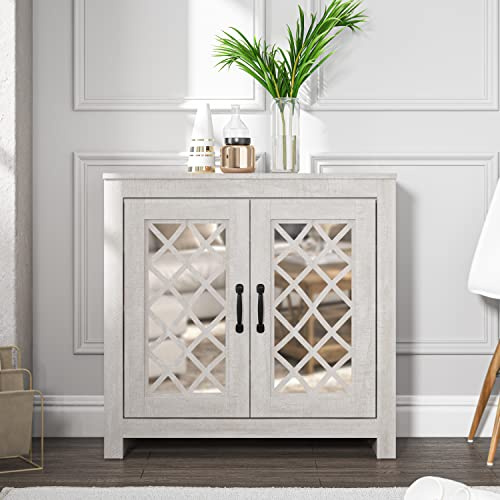 Galano Millicent 12 Pairs Shoe Cabinet - 2 Door Modern Storage Cabinet - Standing Organiser for Home - Office - 34D x 78.6W x 76.8H centimetres - Dusty Grey Oak