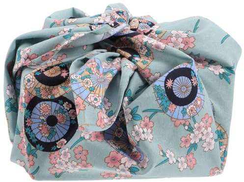 Garneck Japanisches Bento Wickeltuch Aus Baumwolle Vielseitig Einsetzbar Als Verpackungsstoff Für Camping Und Outdoor-aktivitäten Cherry Blossom Patches Kirschblütenbeete