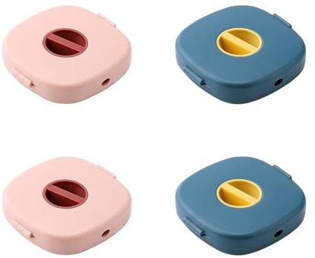 4 Pièces Enrouleur de Câble, Enrouleur Câble USB, Organisateur Enrouleur de Câble Portable, Câble Casque Organisateur Rotatif Enrouleur, pour Câble Casque, Câble USB, Câble De Données