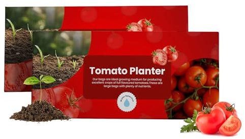Nutrient Enriched Tomato Planter Grow Bags With Improved Water Retention For Flavoursome Tomatoes (1 Bag (56 Litres))