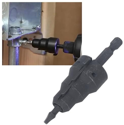 Kit de Herramientas de Acero Al Carbono, Escariador de Conductos Eléctricos, 5 Cuchillas