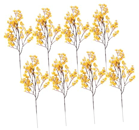 Warmhm 8stücke Künstliche Schleierkrautblumen Bouquet Naturgetreue Blumen Hochzeit Dekoration Blumenstrauß Für Braut Zimmerdekoration