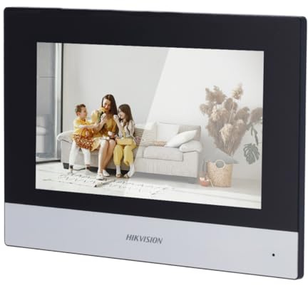 Moniteur d'interphone vidéo tactile TFT Hikvision 7 noir - DS-KH6320Y-WTE2