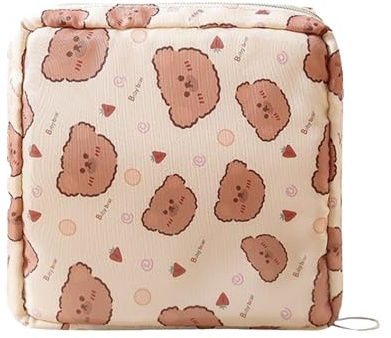 Distributeur de sacs hygiéniques – Sac de rangement pour serviettes hygiéniques | Petit sac mignon pour serviettes hygiéniques | Sac portable pour filles, sacs de période de soins féminins pour
