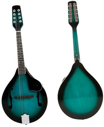 Professionell Mandoline Instrument Mandoline Professionelles Saiteninstrument Acht Saiten Lindenholzmaterial Für Anfänger Und Erwachsene Einfach Zu Spielen(B)