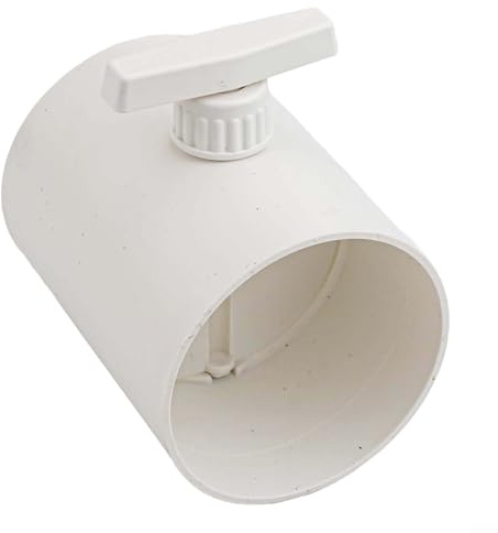Plastic Air Volume Control Valve Duct, Pvc Ventilation Duct, Manual Air Volume Regulating Valve, Abs Plastic, Butterfly Valve, Round Switch, Air Stop and Check Valve(100mm)