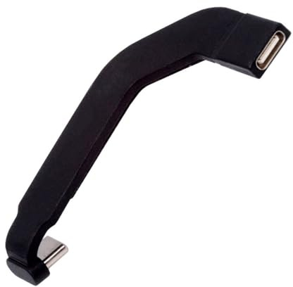 cablecc 65W Type C Fast Charging Cable Ultra Thin Data Cable Male to USB-C Female Extension Protection Plug U Shape Angled for Tablet Phone