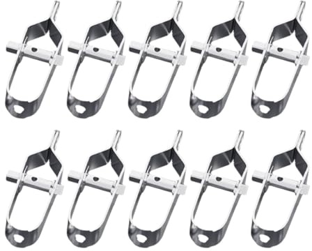 F Fityle 10 Piezas de Tensor de Alambre para, Tensor de Malla de Acero galvanizado, Kit de Conectores Resistentes para Malla de Alambre, 100mm