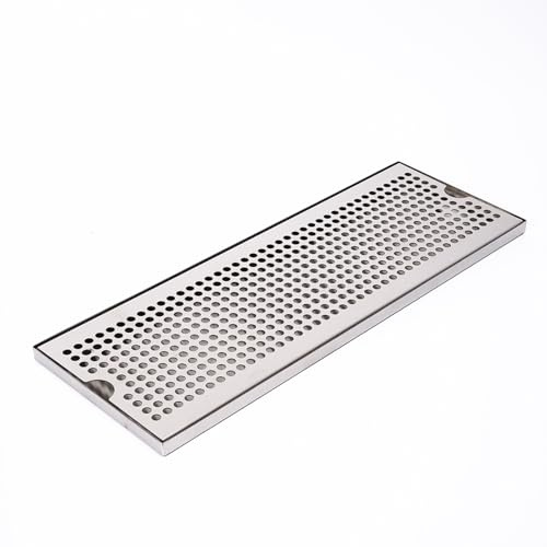 ​Stainless Steel Drainage Tray Heavy Duty Drip Tray for Bar, Kitchen & Commercial Oil Drip Pan for Under Car Use(80x17.5x1.5cm/31x6.8x0.5in)